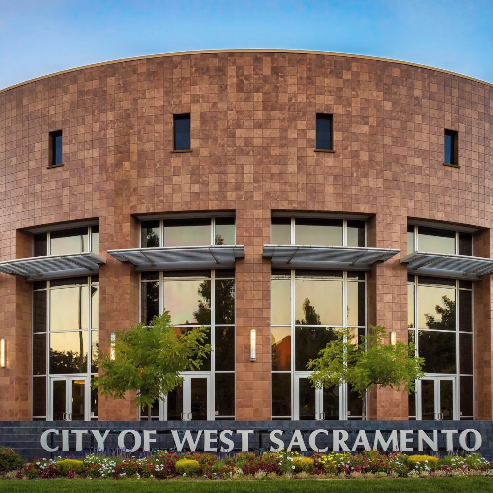 City of West Sacramento municipal building exterior